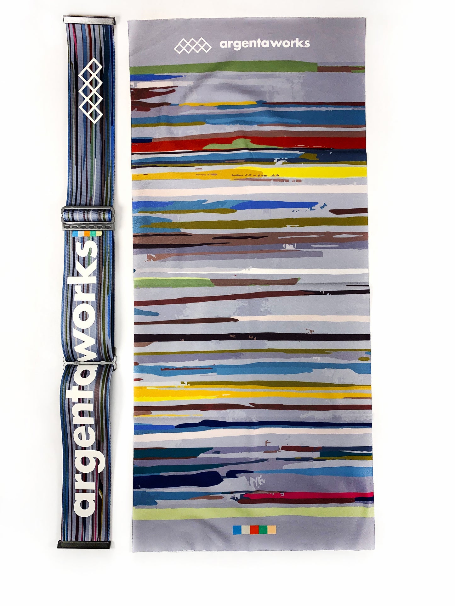 Goggle Strap + Neck Gaiter — Alpine Patterns